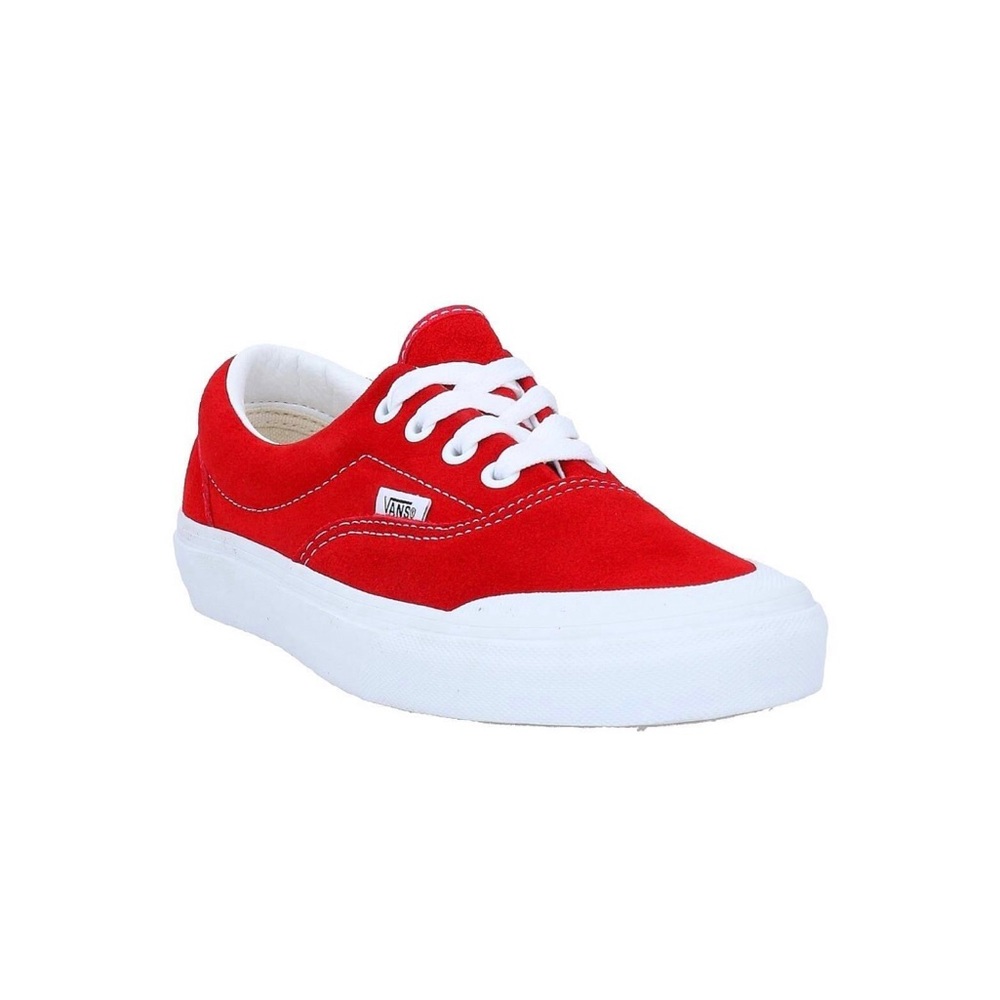 Vans flat shoes, sneakers, red, size 7, new without box